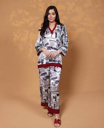 Silken Stories ( Silk Co-ord Set)